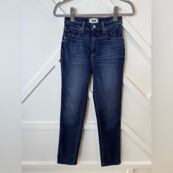 Paige Sarah Slim Jeans In Downtown Wash Size 25 - Picture 2 of 12